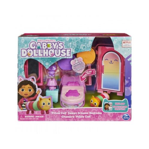 Dormitorul viselor frumoase al lui Pillowcat casa de lux Gabbys Dollhouse