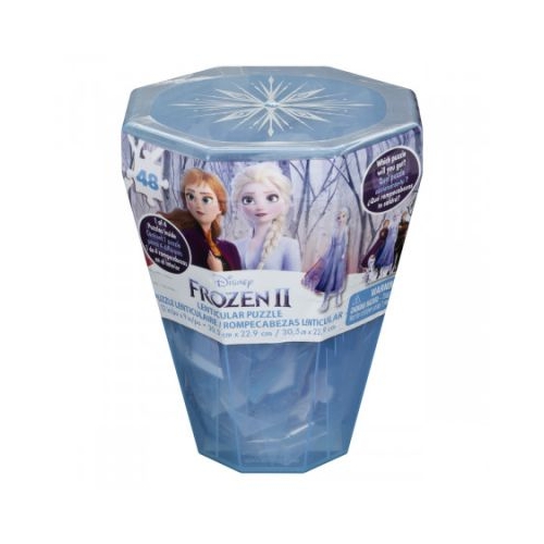 Puzzle Surpriza cu 48 piese in cutie diamant Frozen2