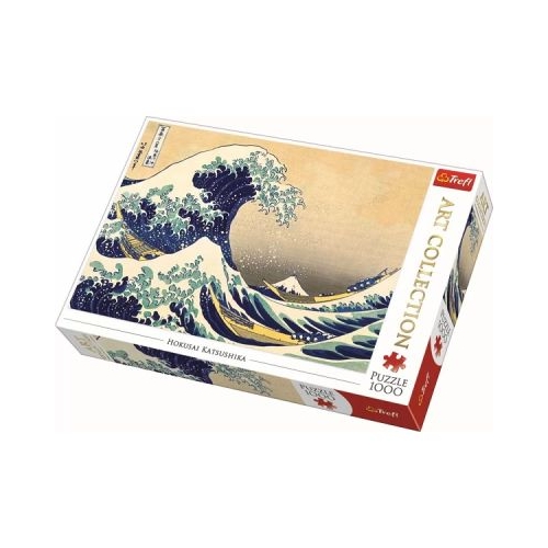 Puzzle 1000 Marele val de la Kanagawa Trefl