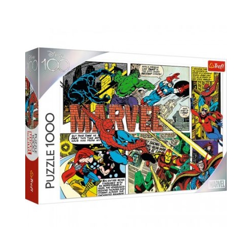 Puzzle 1000 Disney 100 Eroii Marvel Trefl