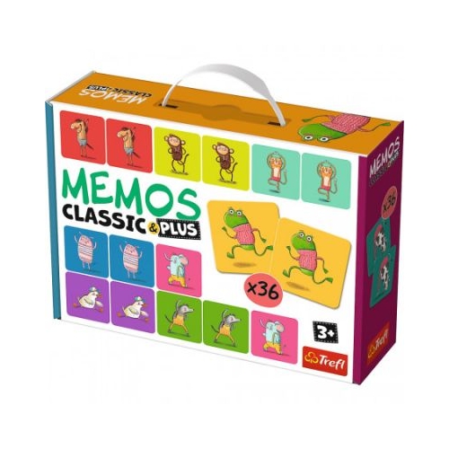 Joc Memos classic plus Sa ne miscam Trefl