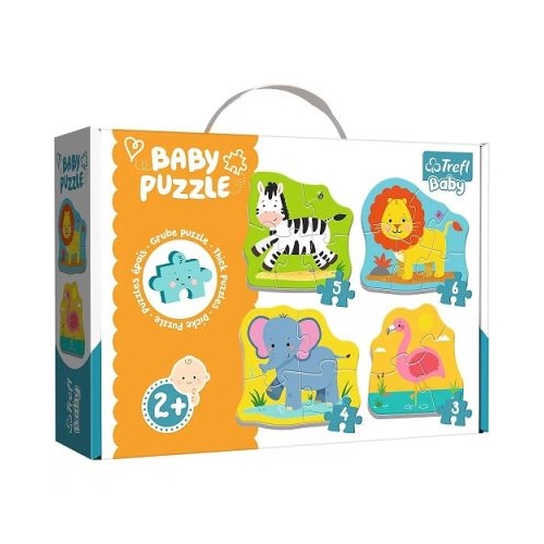 Puzzle baby clasic animale safari 8 piese Trefl