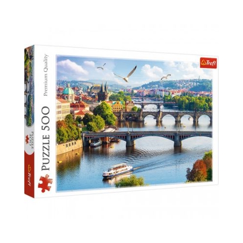 Puzzle 500. Orasul Praga Trefl