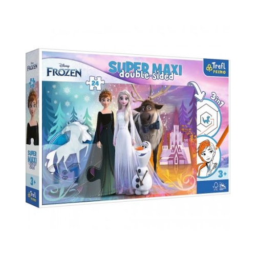 Puzzle Primo 24 super maxi Frozen 2 Regatul inghetat Trefl