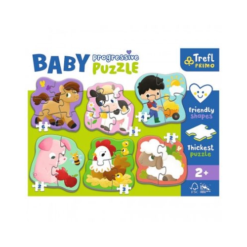 Puzzle Primo baby progressive Ferma Trefl