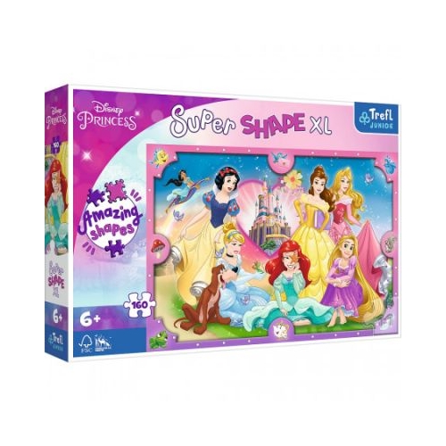 Puzzle Primo Super shape XXL 160 Disney. Lumea printeselor Trefl