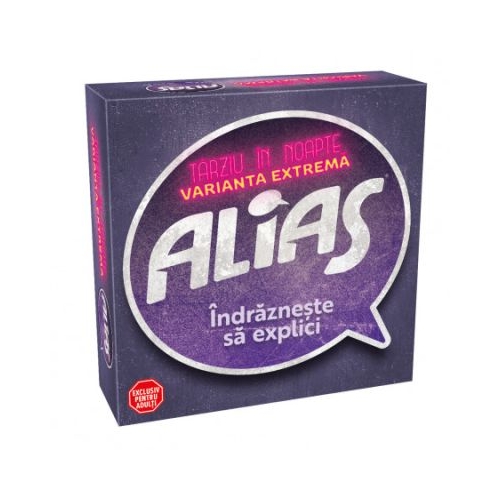 Joc de societate Alias Tarziu in noapte varianta extrema