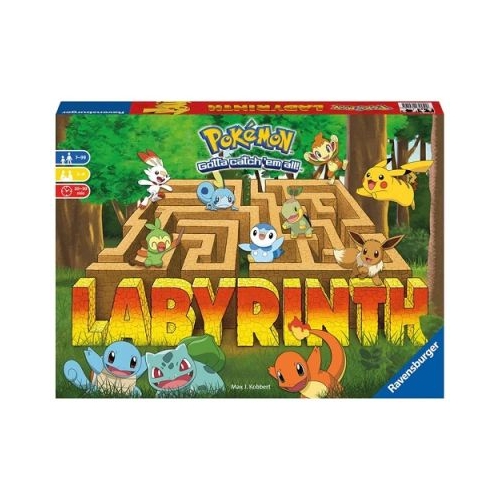 Joc labirint pentru copii de la 7 ani multilingv inclusiv RO Labyrinth Pokemon Ravensburger