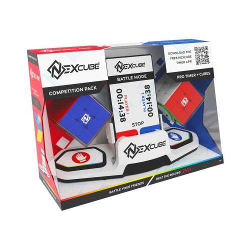 Set Competitional cu 2 cuburi 3x3 si un timer speedcubing inclus Moyu Nexcube