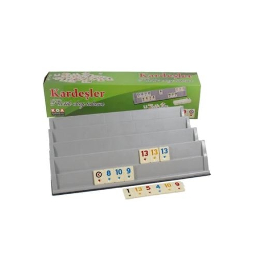 Joc de societate Rummy cu piese din plastic Lux Kardesler