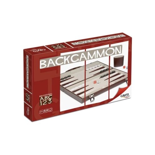 Joc Table  Backgammon premium in geanta de piele Cayro