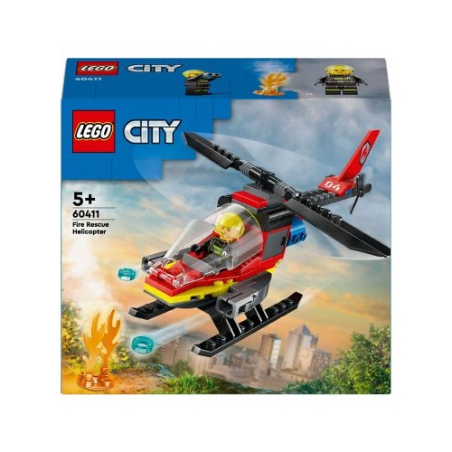 LEGO City. Elicopter de pompieri 60411 85 piese