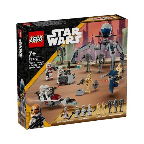 LEGO Star Wars. Pachet de lupta Clone Trooper si droid de lupta 75372 215 piese