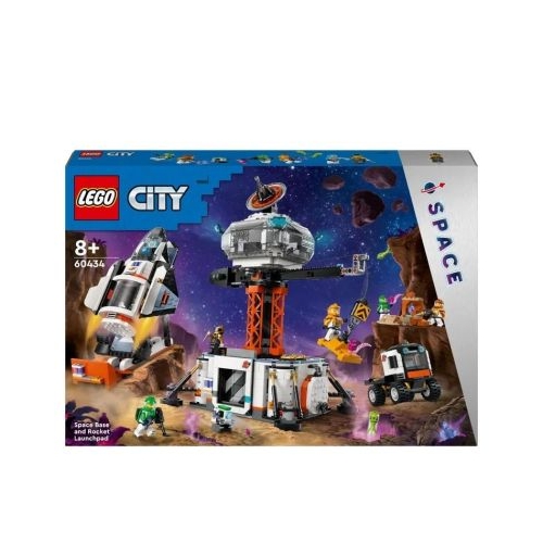 LEGO City. Baza spatiala si platforma de lansare a rachetei 60434 1422 piese