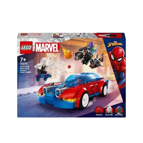 LEGO Marvel Super Heroes. Masina de curse a Omului Paianjen si Venom Green Goblin 76279 227 piese