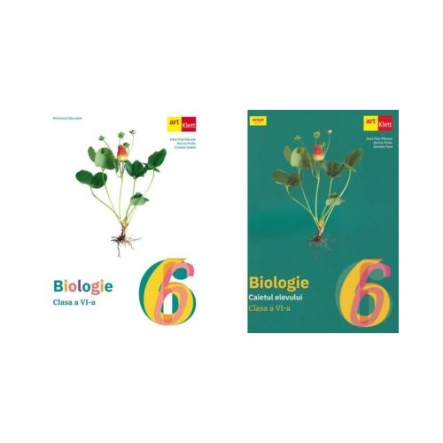 Pachet Biologie. Manualul si caietul elevului clasa a 6-a - Irina Pop-Pacurar