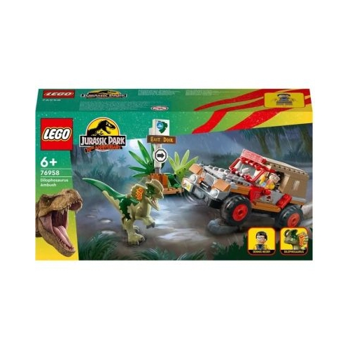 LEGO Jurassic World. Ambuscada dinozaurului Dilophosaurus 76958 211 piese