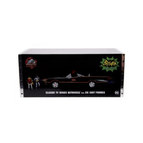 Set masinuta metalica cu radiocomanda Batmobile 1 24
