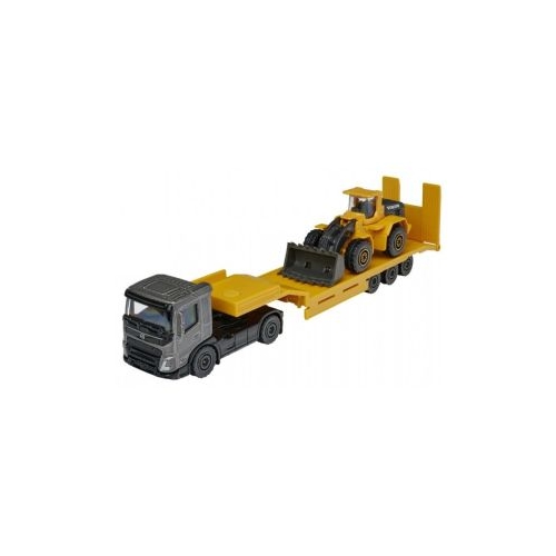 Transportor Volvo trailer din metal Majorette