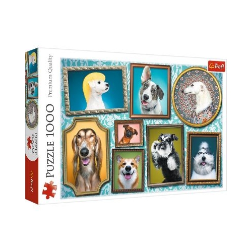 Puzzle 1000 piese Galeria cateilor Trefl
