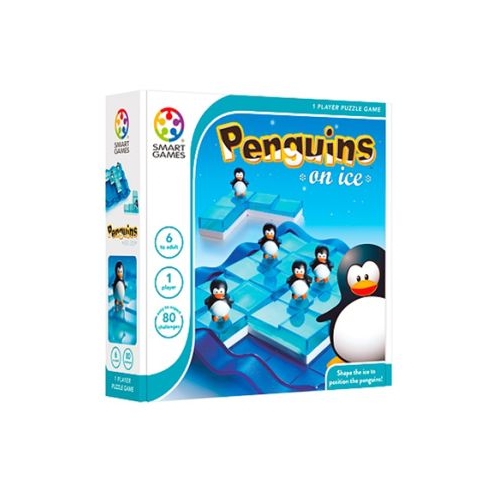 Joc de logica Penguins on ice cu 100 de provocari editie internationala
