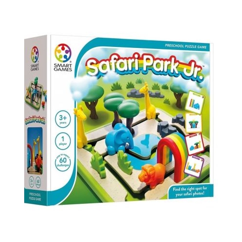 Joc de logica Safari Park Jr cu 60 de provocari editie internationala