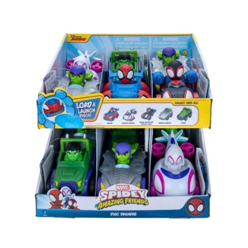 Figurina cu lansator de discuri figurina inclusa Marvel Paienjenel