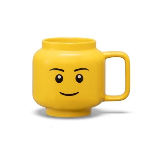 Cana mare LEGO din ceramica, cap de baiat 41460800