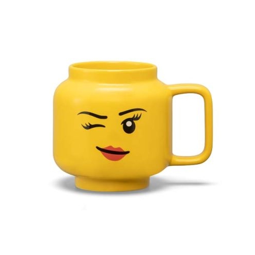 Cana mare LEGO din ceramica fata care face cu ochiul 41460803