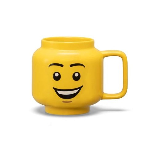 Cana mare LEGO din ceramica cap de baiat fericit 41460806