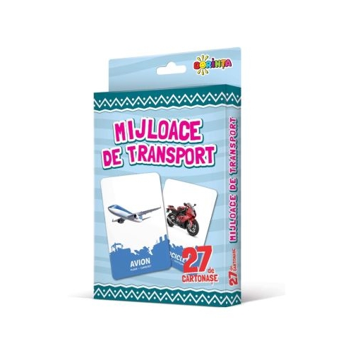27 de cartonase. Mijloace de transport