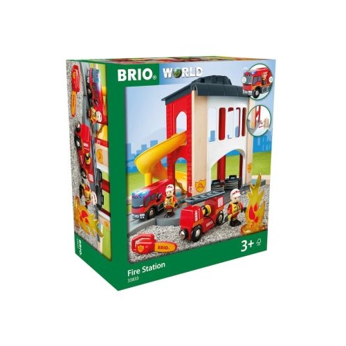 Set sectie de pompieri BRIO