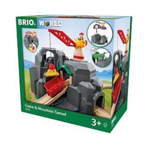 Tunel cu macara pentru trenulete BRIO