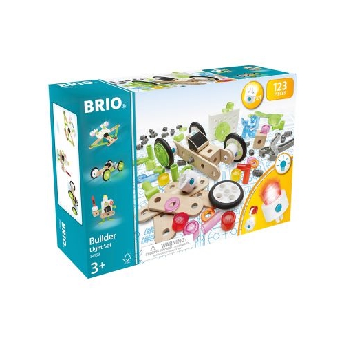 Set de constructie cu lumini 123 piese BRIO