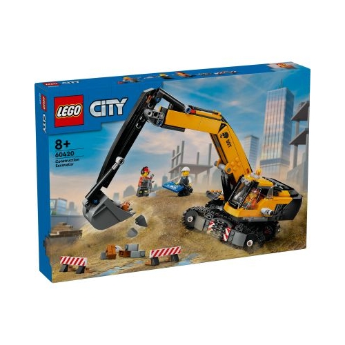LEGO City. Excavator galben de constructii 60420 633 piese