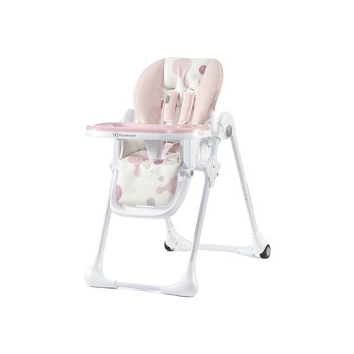 Scaun de masa Yummy pliabil roz Kinderkraft