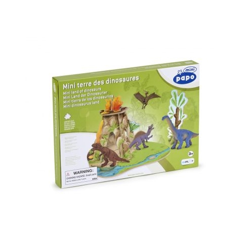 Set mini display Tinutul dinozaurilor Papo