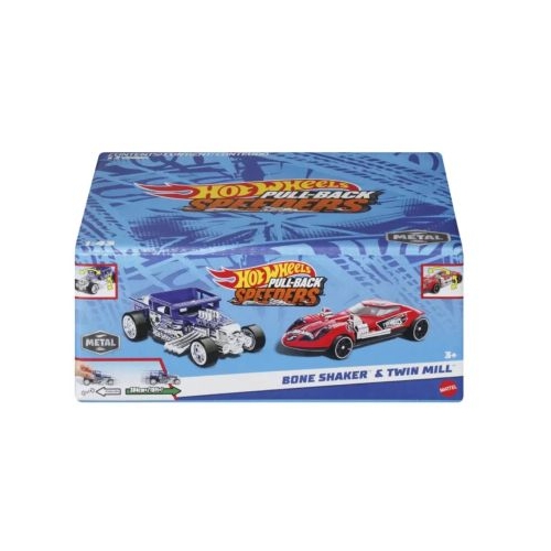 Set 2 masinute metalice pull back Bone Shaker si Twin Mill 1/43 Hot Wheels