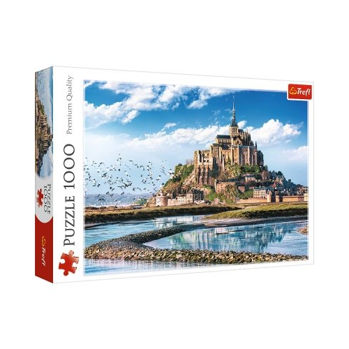 Puzzle 1000 piese. Mont Saint Michel Trefl
