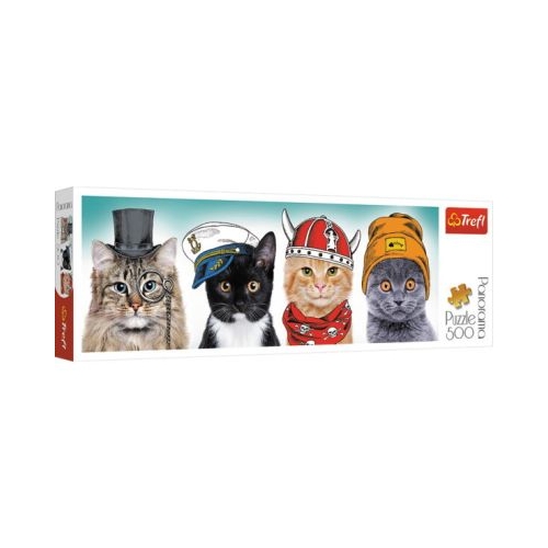 Puzzle 500. Panorama o Echipa Fluffy Trefl