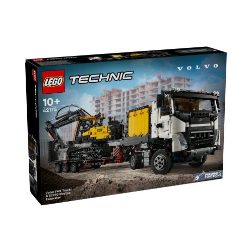 LEGO Technic. Camionul FMX si excavatorul electric EC230 de la Volvo 42175 2274 piese
