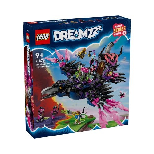 LEGO DREAMZzz. Corbul de la miezul noptii al vrajitoarei din Never 71478 1203 piese