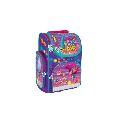 Ghiozdan carcasa tare Trolls 37x27x14 5cm Starpak