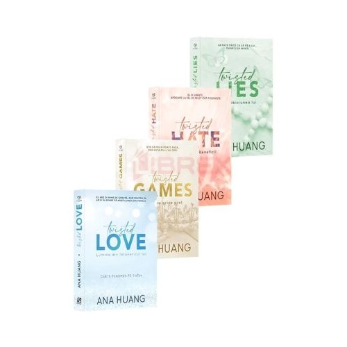 Pachet complet 4 volume Seria Twisted Hate Lies Games Love - Ana Huang