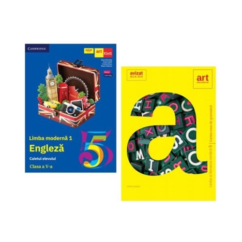 Pachet 2 carti pentru clasa a 5-a Limba engleza L1. Caietul elevului si Cartea mea de gramatica DOOM3. Clasa a 5-a - Sofia Dobra Clare Kennedy