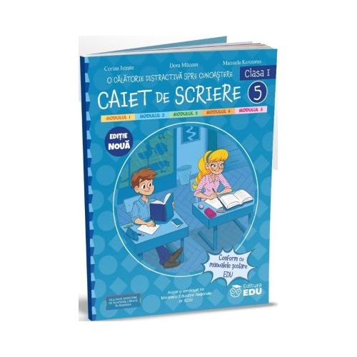 Caiet de scriere clasa 1. O calatorie distractiva spre cunoastere - Corina Istrate