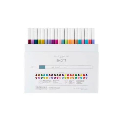 Set 40 de culori Fineliner, Emott (F416)