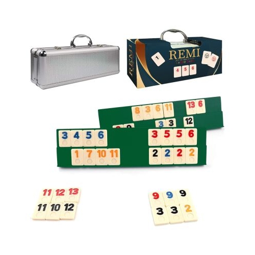 Joc Remi in cutie de aluminiu