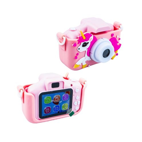 Aparat Foto pentru copii model unicorn roz