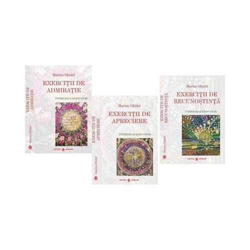 Pachet Exercitii de Admiratie Apreciere si Recunostinta. Intrebari si raspunsuri - Marius Ghidel